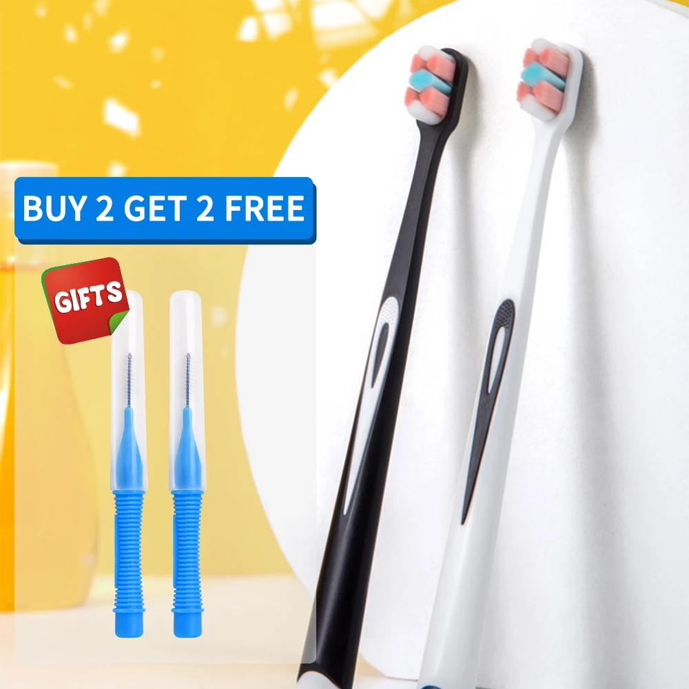 Y-Kelin Mới Vệ Sinh Răng Miệng Chăm Sóc Cực Mềm Tóc Sinh Thái Thân Thiện Di Động Du Lịch Bàn Chải Răng Sợi Nano có Hộp & Dropshipping