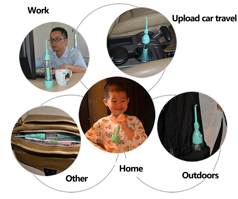 แบบพกพา Irrigator ทันตกรรม Flosser ผลิตภัณฑ์สําหรับทําความสะอาดฟันน้ําด้าย Flosser หัวฉีดปากเครื่องซักผ้า Dropshipping