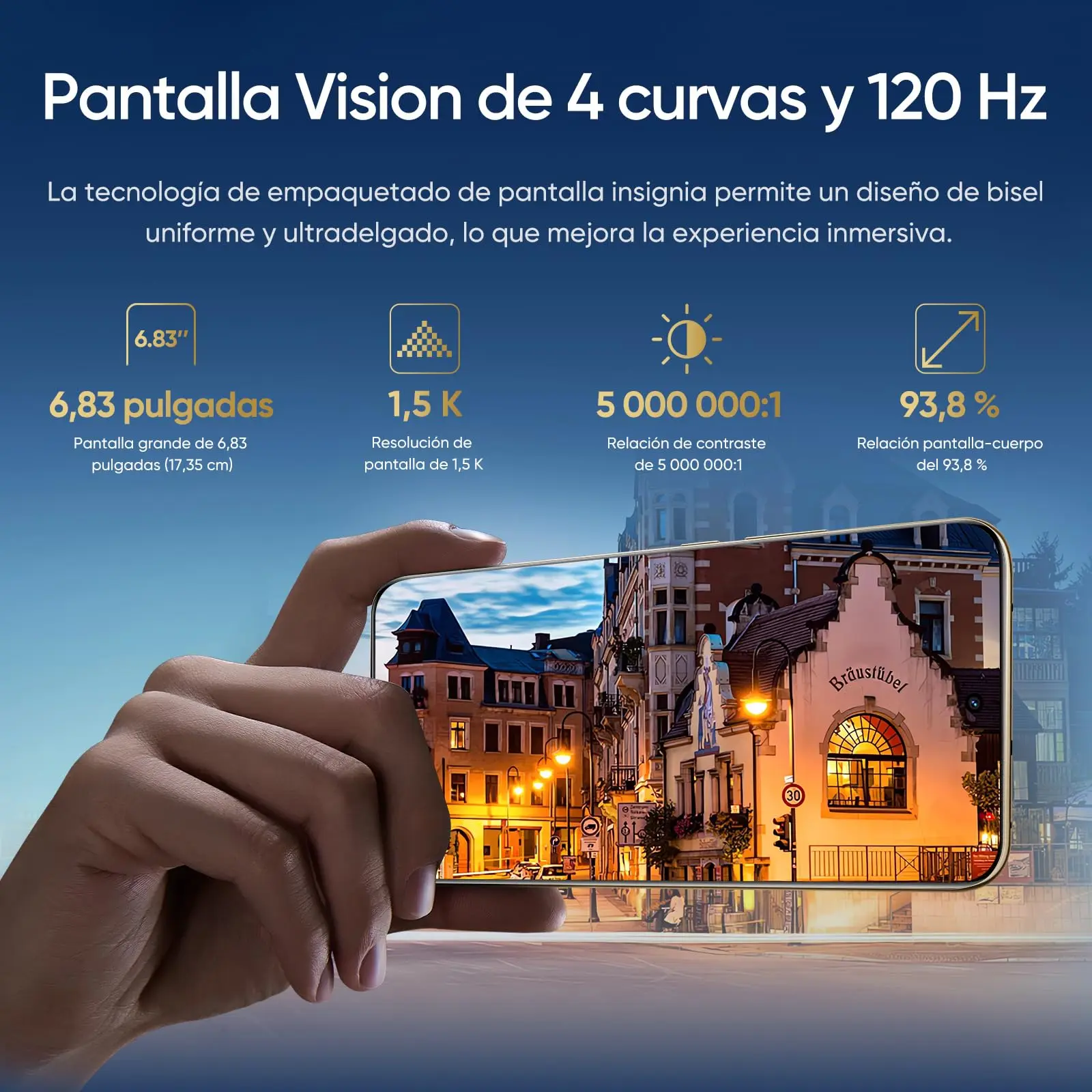 2025 realme 14 Pro + Smartphone 5g Snapdragon 7S Gen 3 6.83 ''120Hz écran Oled 5260Mah realme 14 Pro Plus Nfc Version mondiale