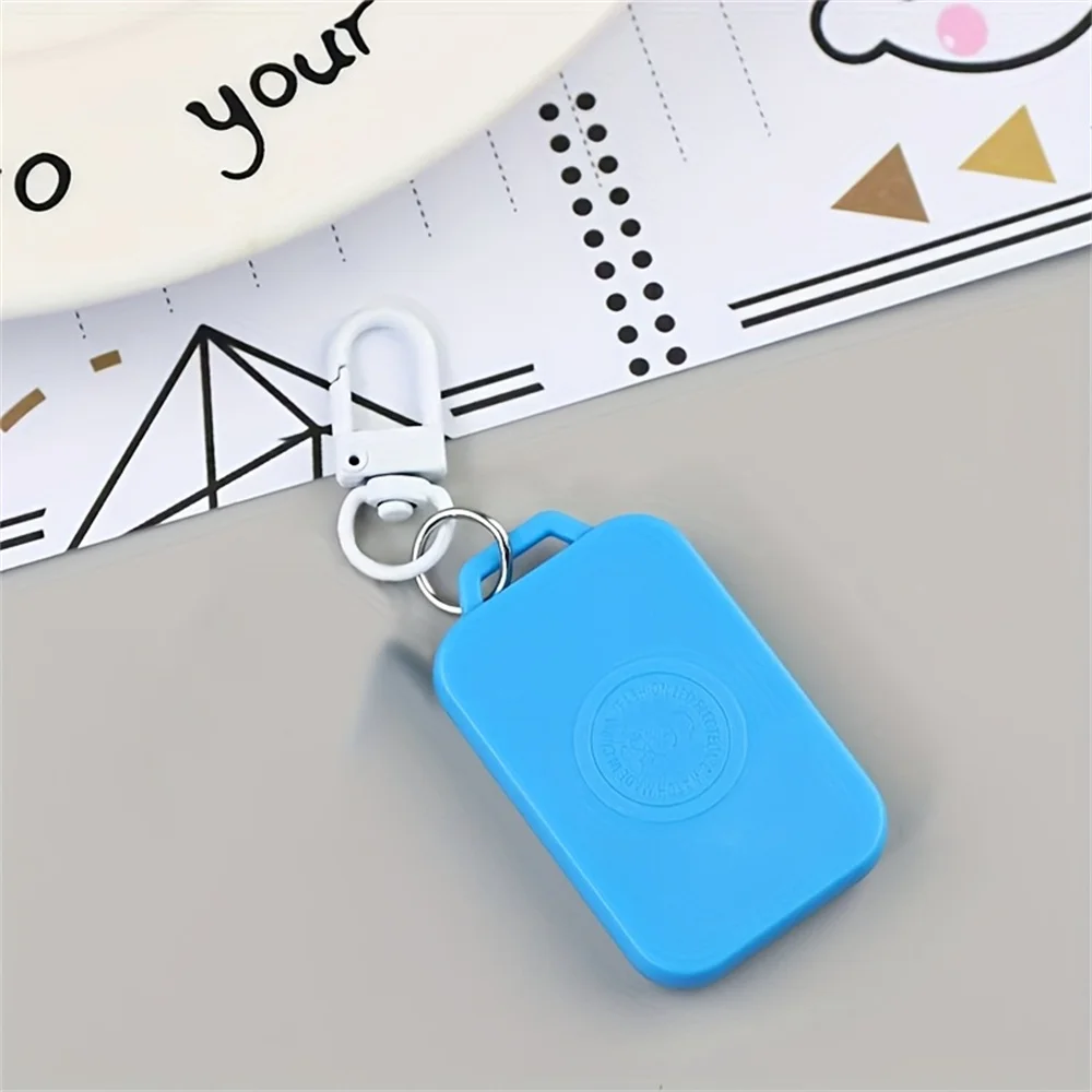 1/4pcs LED Keychain Pocket Watch Digital Display Electronic Watch for Youngster Student Backpacks Keys Pendant Timepiece Present