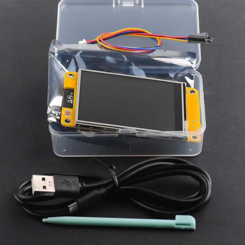 1/2 セット 2.8 "ESP32 LCD TFT タッチスクリーンディスプレイモジュール 2.8 インチ ESP-32 WIFI BLE デュアルコア開発ボード 32 ビット ESP32-2432S028R