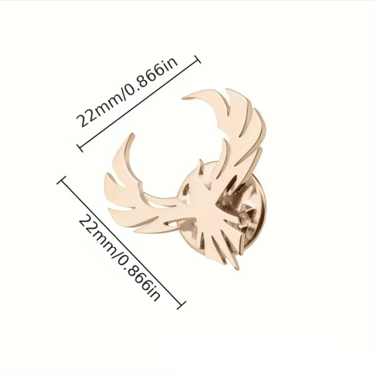 Broche de acero inoxidable para hombre, insignia de estilo Fénix de moda para traje