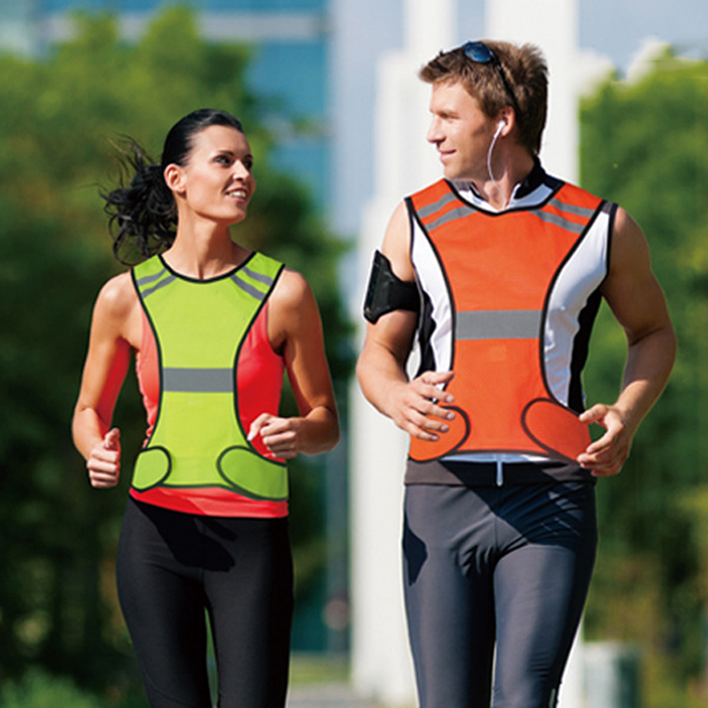 Reflective Safety Running Vest Outdoor Safety Visibility for Cycling Jogging Wear