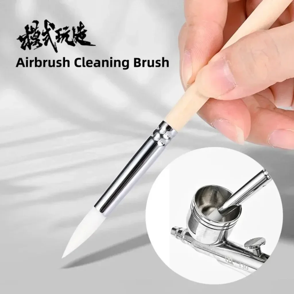 Hobby Model Building DIY Accessories Tool Airbrush Cleaning Brush Quick Clean corrosion resistance MS138 MoShi Airbrush Gun