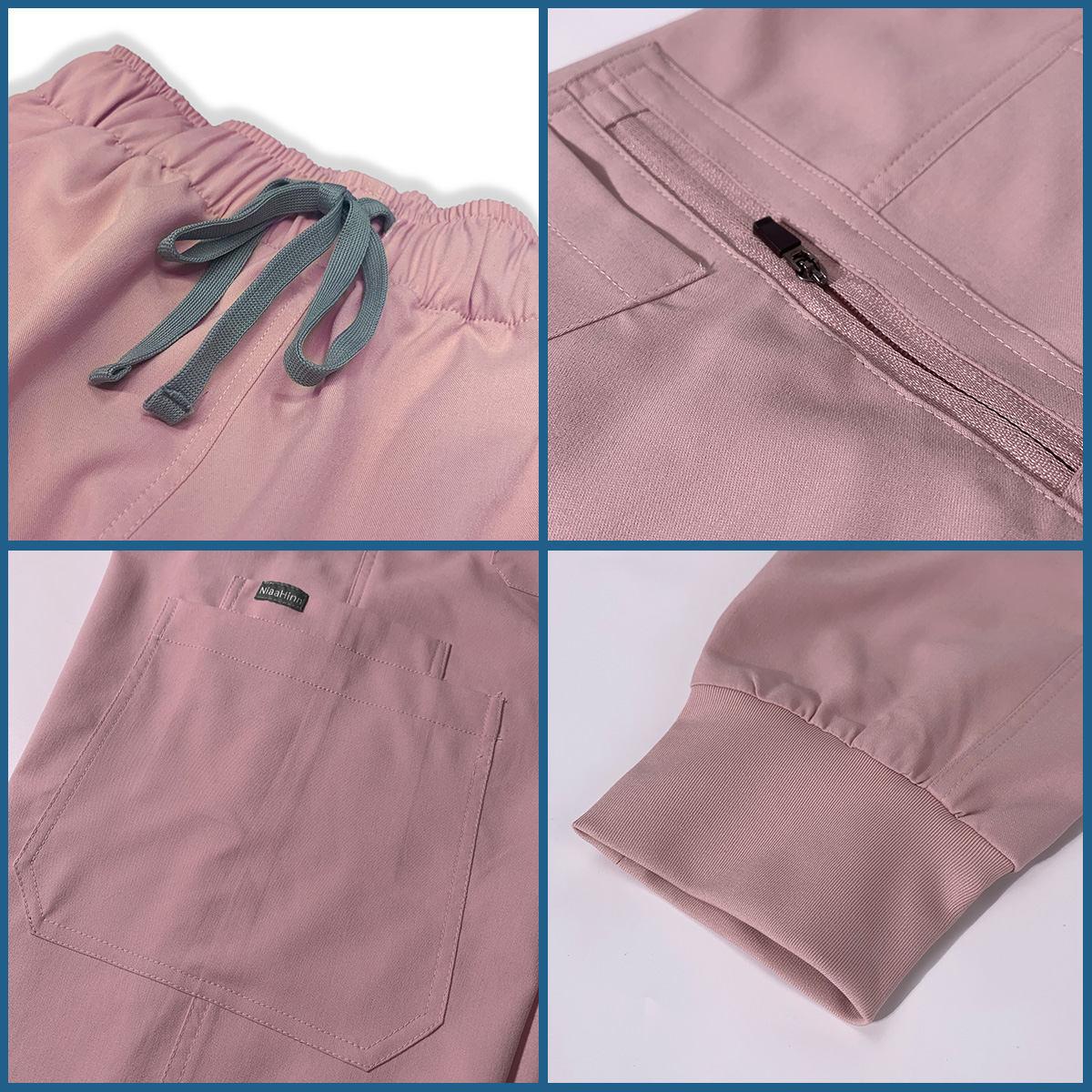 Униформа медицинская с длинным рукавом, весна-осень, с логотипом заказчика