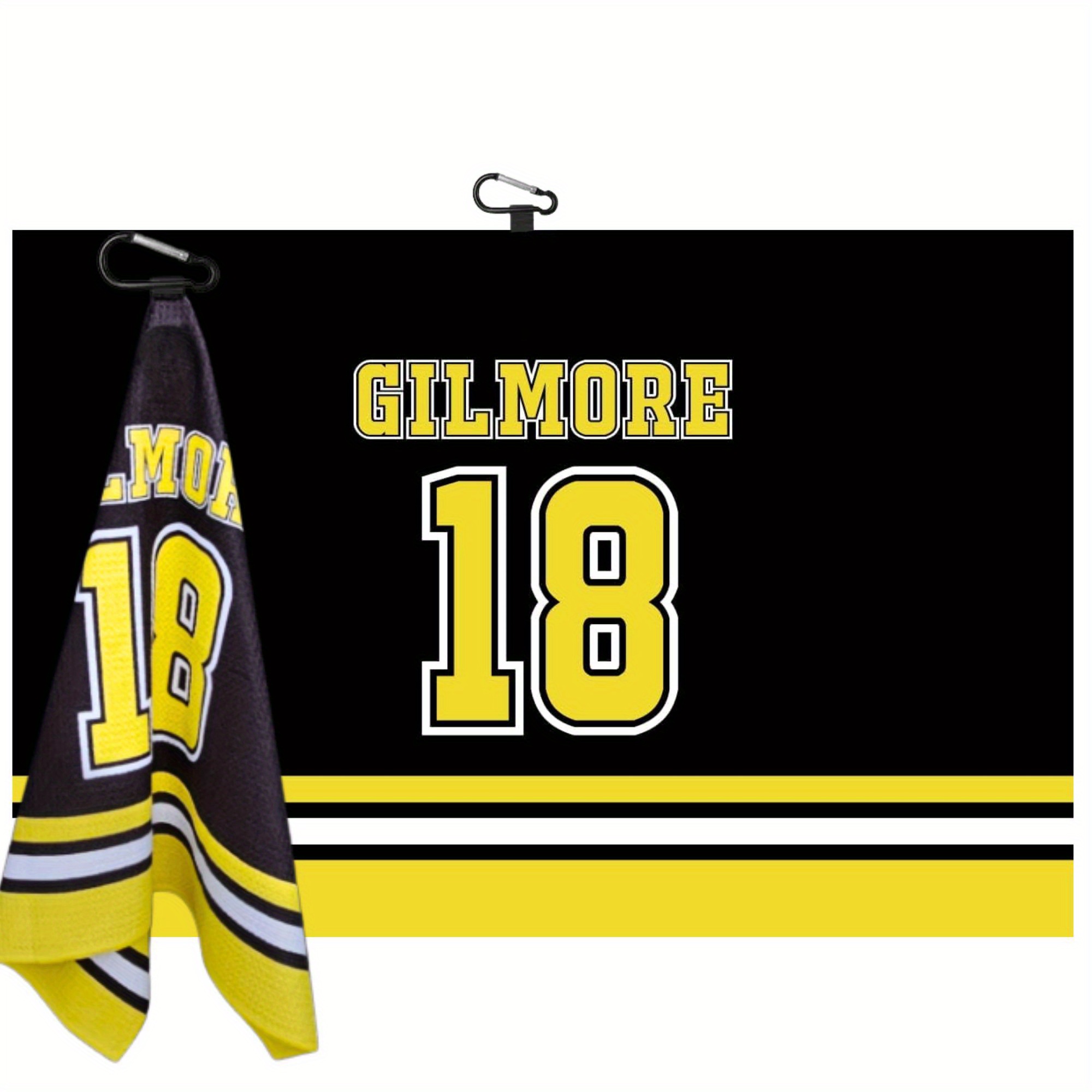 Toalla de Golf Happy Gilmore Waffle, pelota de Golf limpia de gran tamaño, equipo ultraabsorbente de resistencia Premium, Happy Men Gilmore 18 Golf