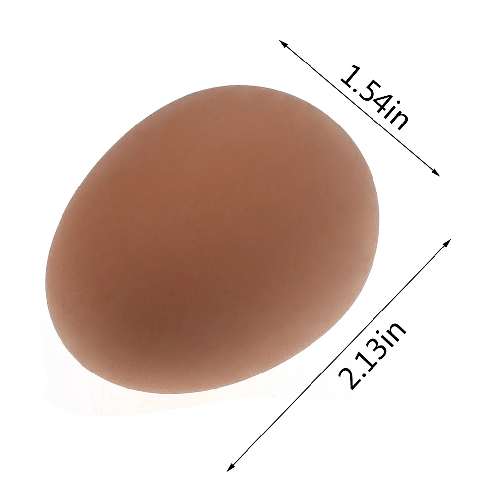 1 Stück Neuheit Hüpfereier Realistische gefälschte Gummi-Hüpfbälle Modell Bauernhof Huhn Nesting Henne Schlüpenei Haustierspielzeug Streich Witz