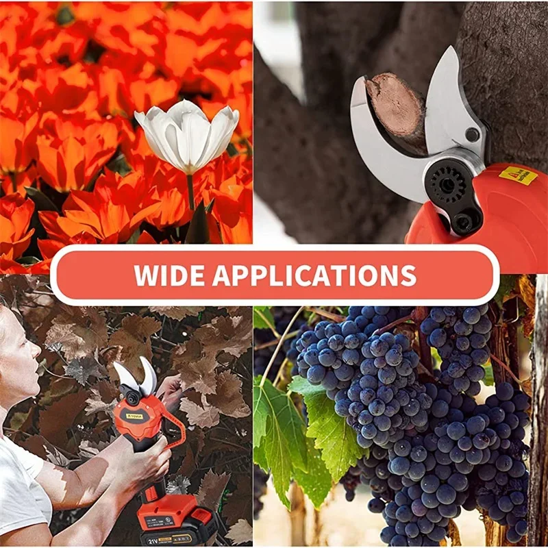 Electric Pruning Shears Replacement Blade 25/30/40mm Cutting Diameter SK5 High Carbon Steel Blade Branch Flower Bushes Trimming