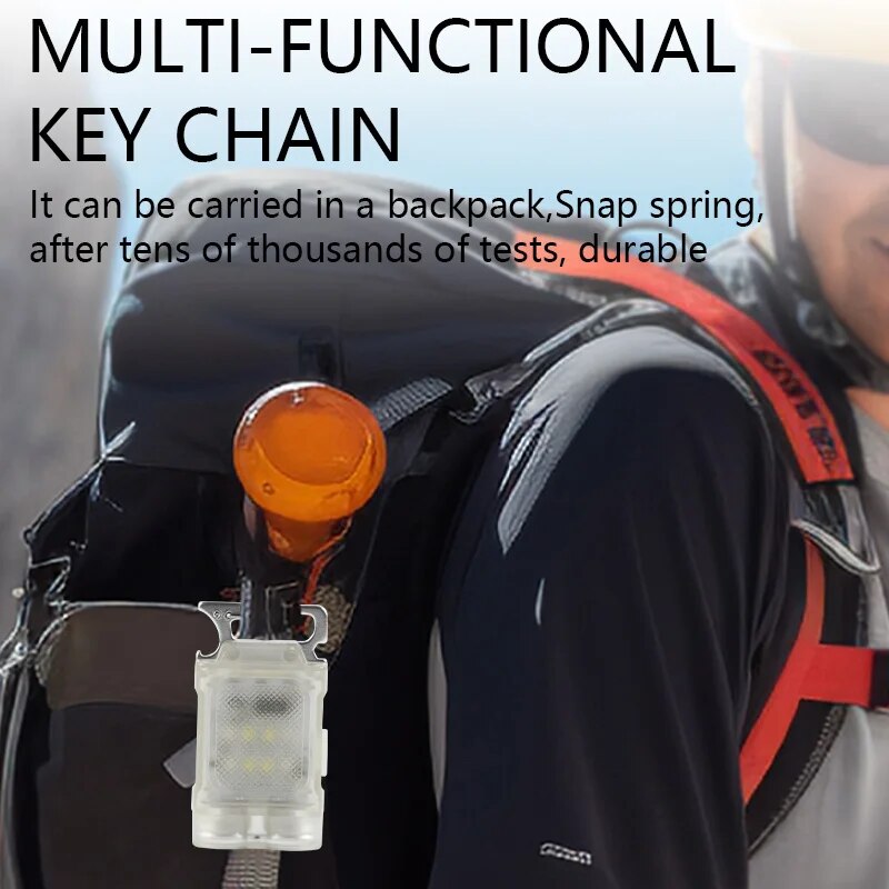 Keychainled Light Magneticzaklamp Multi-Functioncharging Mini Draagbaar Licht Onderhoud Draagbare Ultra-Heldere Werklamp