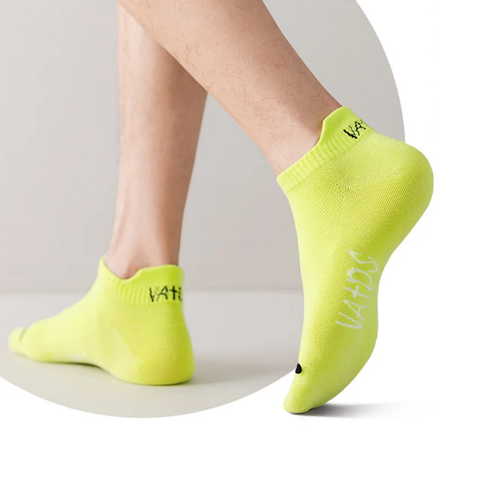 5 pares de nuevos calcetines de algodón de verano para hombre, calcetines cortos finos informales de malla transpirable, calcetines de barco cómodos de moda de estilo callejero, regalo