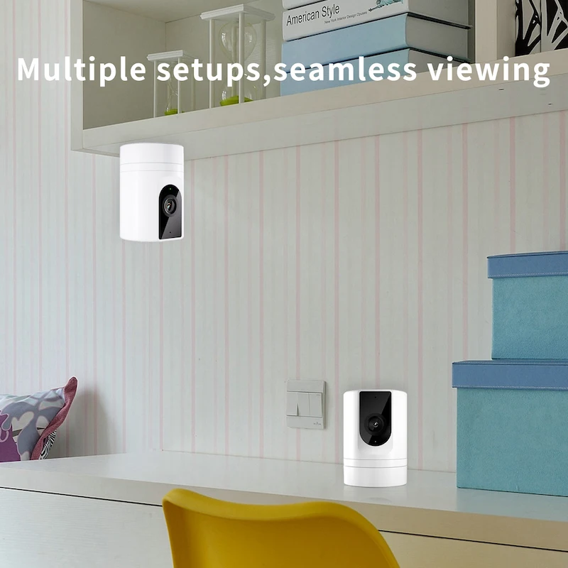 Cámara de seguridad para bebés con aplicación Ease Life, seguridad interior para el hogar, 2,4 GHz, 1080P, cámara para perros y mascotas con aplicación de teléfono, detección de movimiento, conversación bidireccional