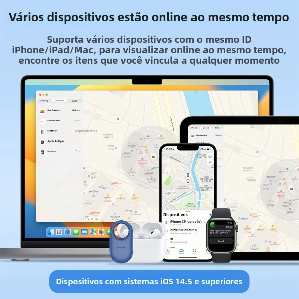 E94 mini etiqueta rastreador gps inteligente compatível com ios apple encontrar meu aplicativo lembrete anti-perdido localizador avaliado mfi para chaves de carro animais de estimação crianças