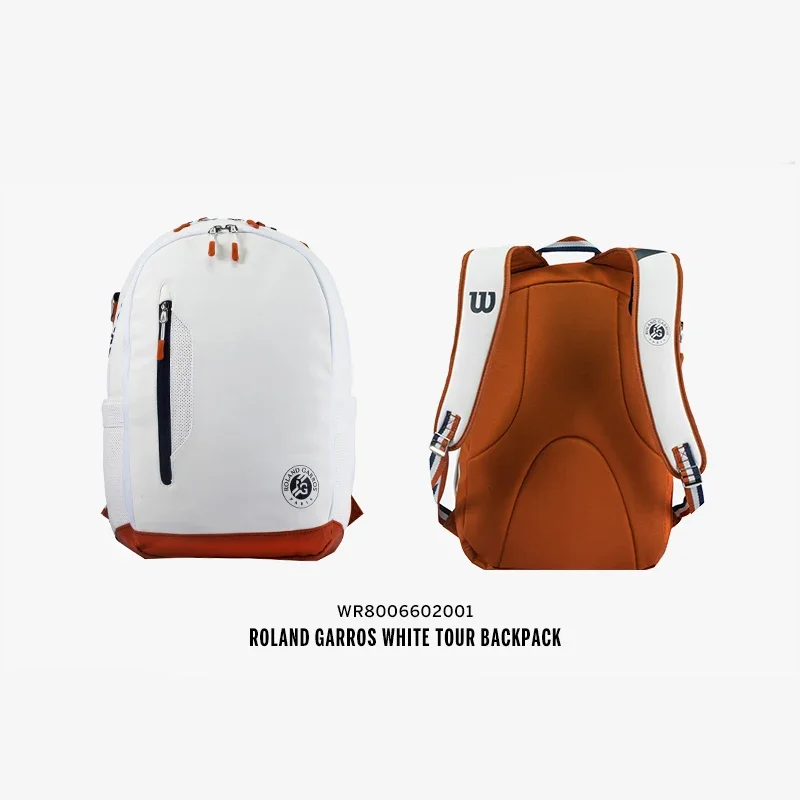 Wilson Roland Garros - Clay TENNIS กระเป๋าเป้2-Racket MAX กับช่องท่องเที่ยวที่ระลึกไปเปิดที่ฝรั่งเศส