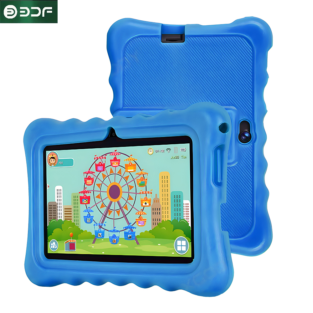 Tablet PC Quad Core para crianças, Android 9.0, 4 GB de RAM, 64 GB de ROM, câmeras duplas, crianças, novo, 7 em