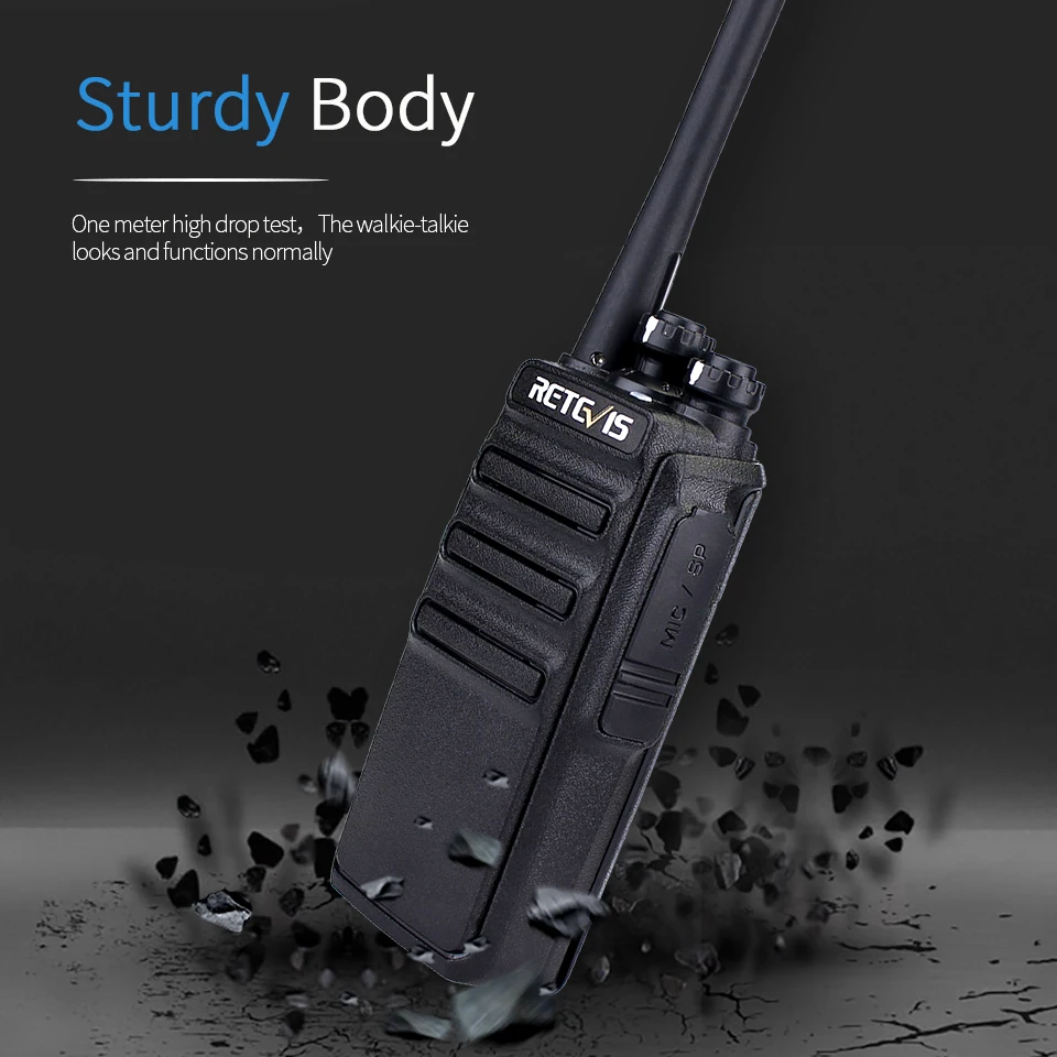 Walkie Talkie 2 pcs retevis rt24 pmr 446 tragbare Funks prech geräte Walkie-Talkies Funk kommunikator ptt für Hotel jagd fabrik