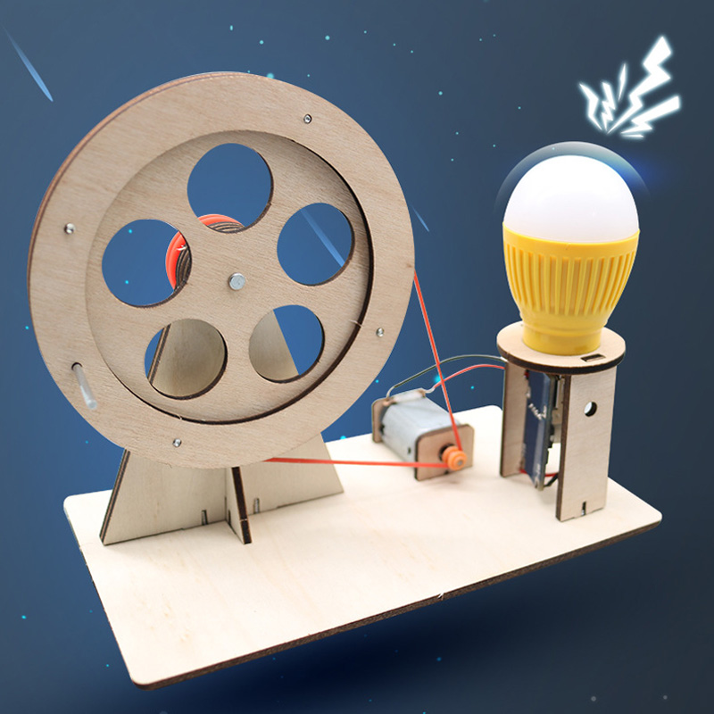 DIY Mini Handkurbel Generator DIY Wissenschaft Experiment Kit & Bildung Modell Spielzeug Für Kinder Geschenk Spielzeug Projekt