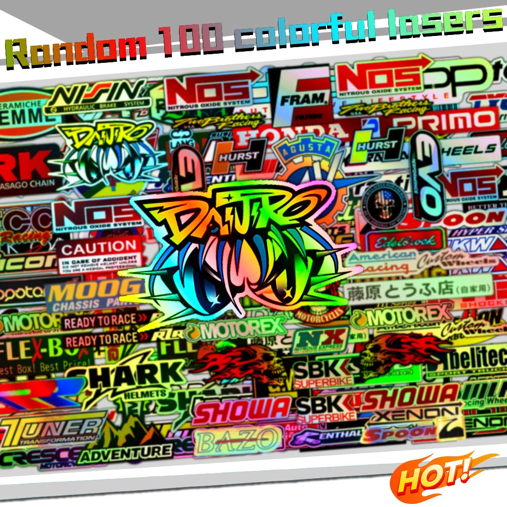 Motorcycle Reflective Seven Color Laser Waterproof Sticker Accessories For Suzuki Yamaha Kawasaki Ducati Honda BMW KTM Benali