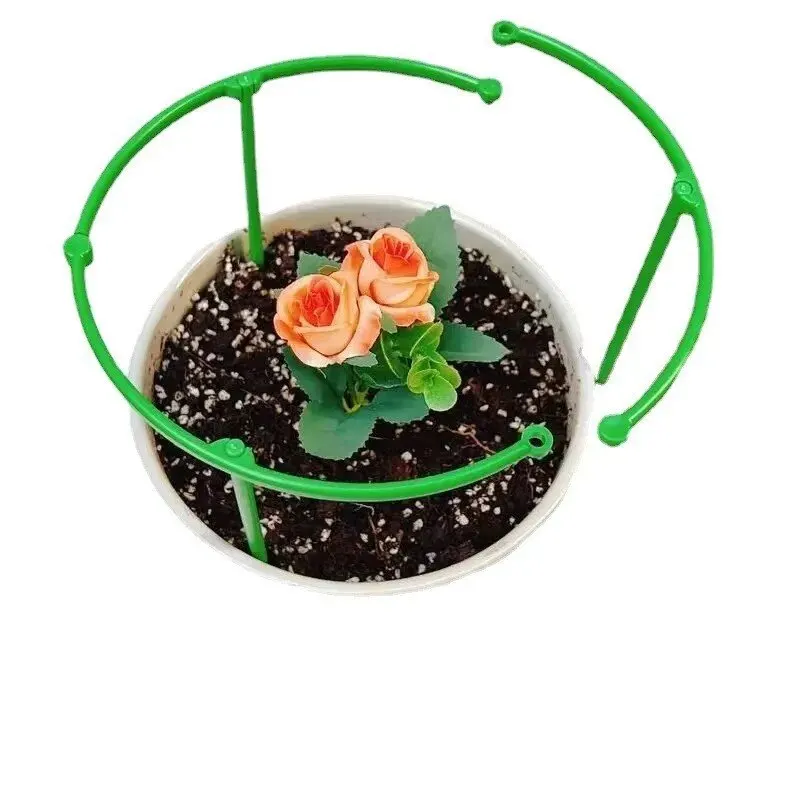 2/4 confezioni di pali di supporto per piante impilabili supporto per fiori da giardino, pali per piante per piante da interno ed esterno piante rampicanti per fiori
