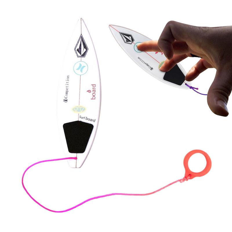 Mini Finger Surfboard Toy, Cool Surfboard, Fingerboard para crianças de 3 anos e surfistas, presente de aniversário
