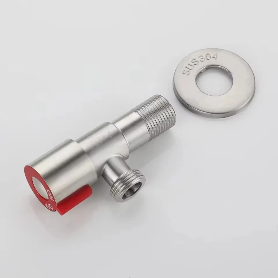 Torneiras para pia de banheiro, válvula de parada angular, acabamento preto de latão, g1/2 ", válvula de desligamento, banheiro, bidê, chuveiro, água