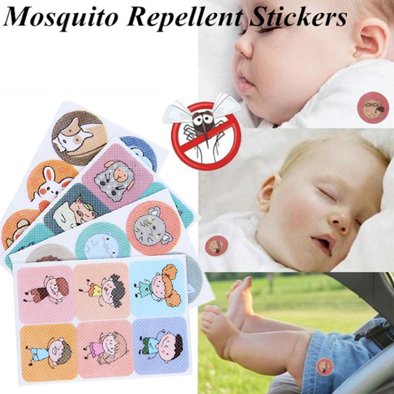 120/240 pces remendo do mosquito dos desenhos animados 100% natural não tóxico repelente do mosquito anti-mosquito remendo repelente para crianças