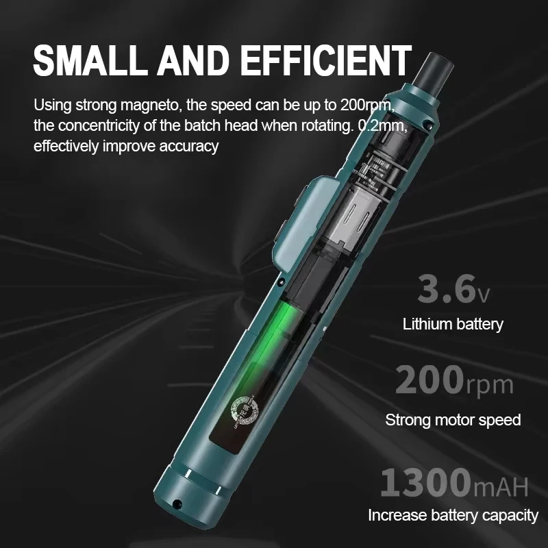 ミニワイヤレス電動ドライバーセットコードレス USB 充電式ドライバー 3.6V 200r/分家庭用電気ドリル修理電動工具