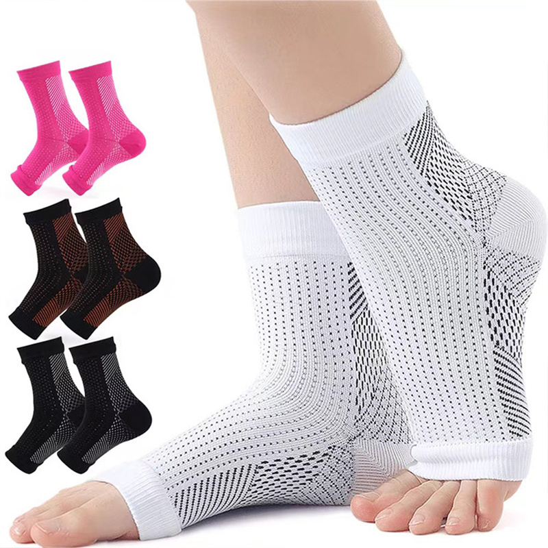 1 par de calcetines de neuropatía para hombres y mujeres, calcetines de compresión para calmar el dolor de neuropatía, tobillera, fascitis Plantar, alivio de la hinchazón