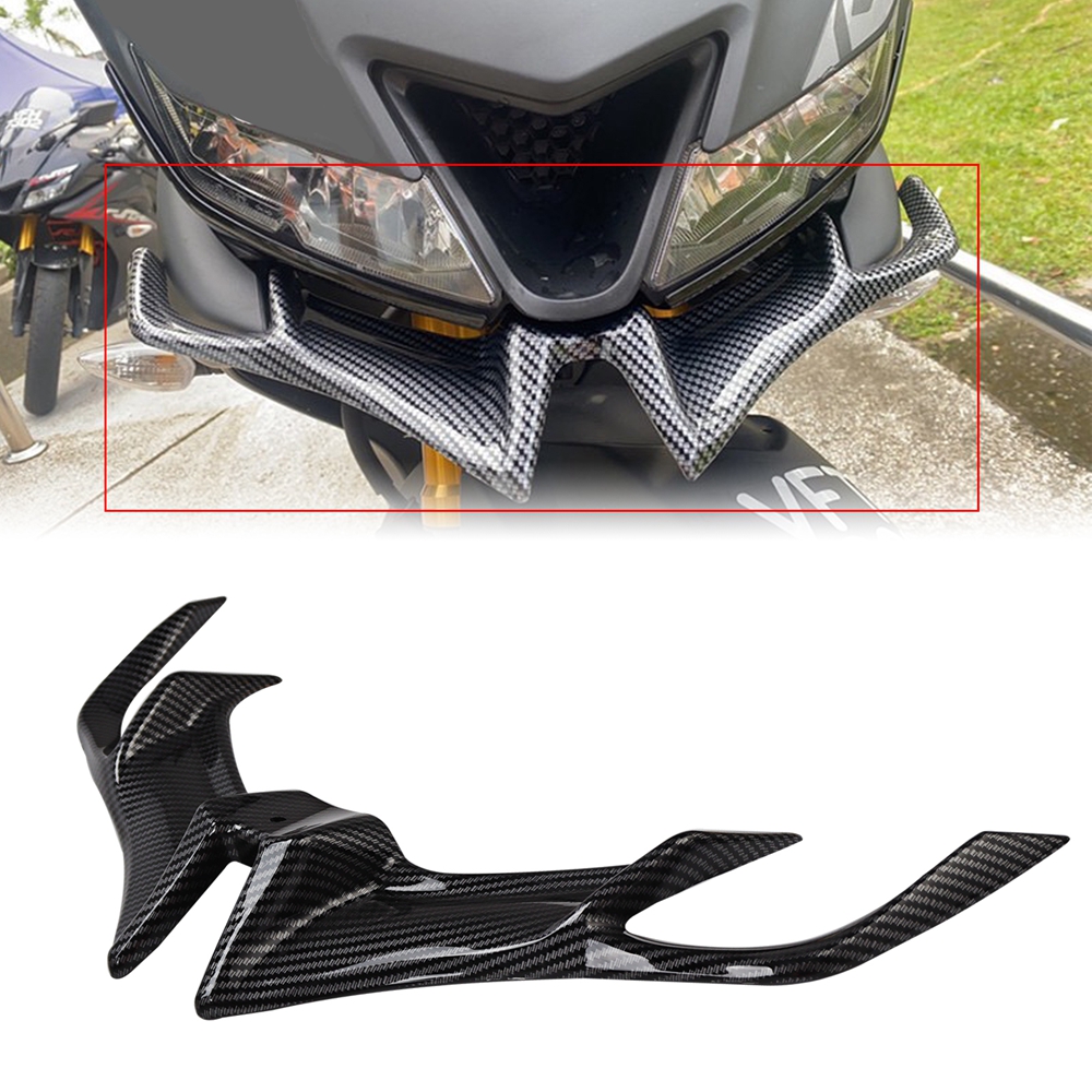ABS Front Verkleidung Winglets Aerodynamische Schutz Schutz Abdeckung Motorrad Zubehör Teile Für BAJAJ Pulsar RS200 RS200