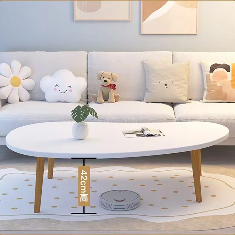 Nova mesa de centro sala estar quarto pequena mesa nordic sala estar decoração casa adota moderno e minimalista creme estilo mesa computador