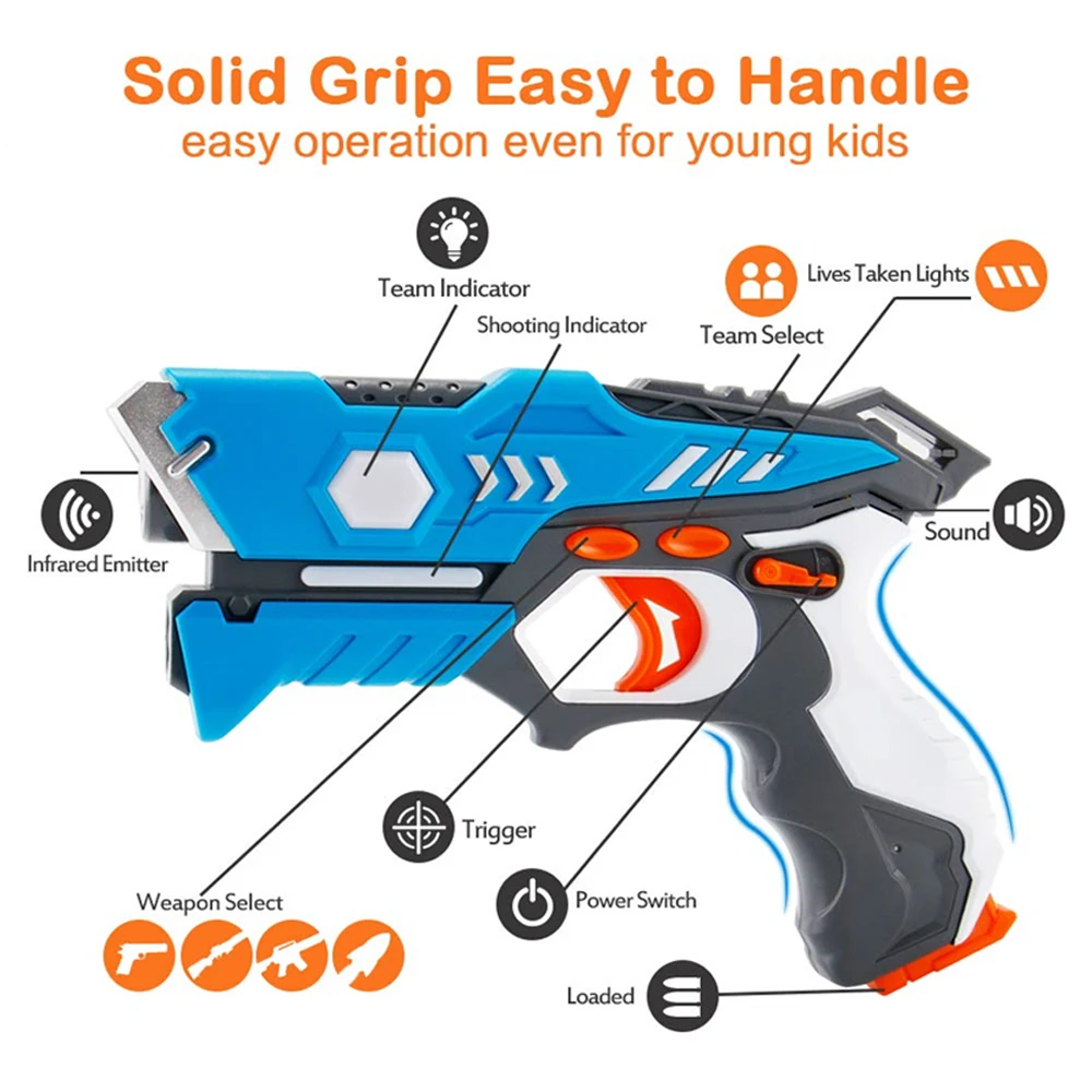 Infrared Laser Gun Electronic Emit Sound and Light Electric Toy Pistol For Interactive Whiteboard Shooting Game Gun On Wall مسدس