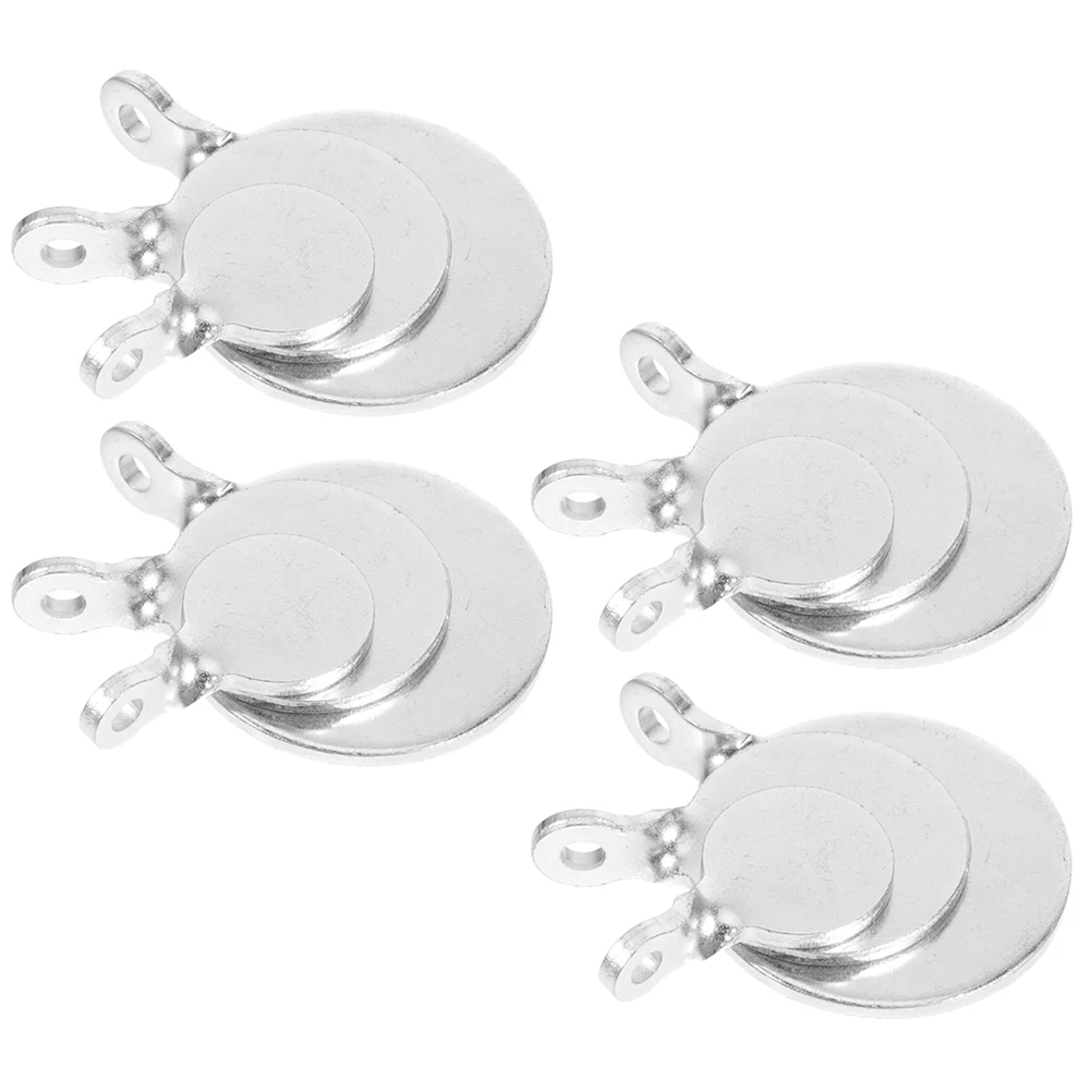 12 Uds. De objetivos de entrenamiento de tiro de acero inoxidable, práctica de objetivos de tirachinas Bullseye (4 cada uno de 2cm + 3cm + 4cm)