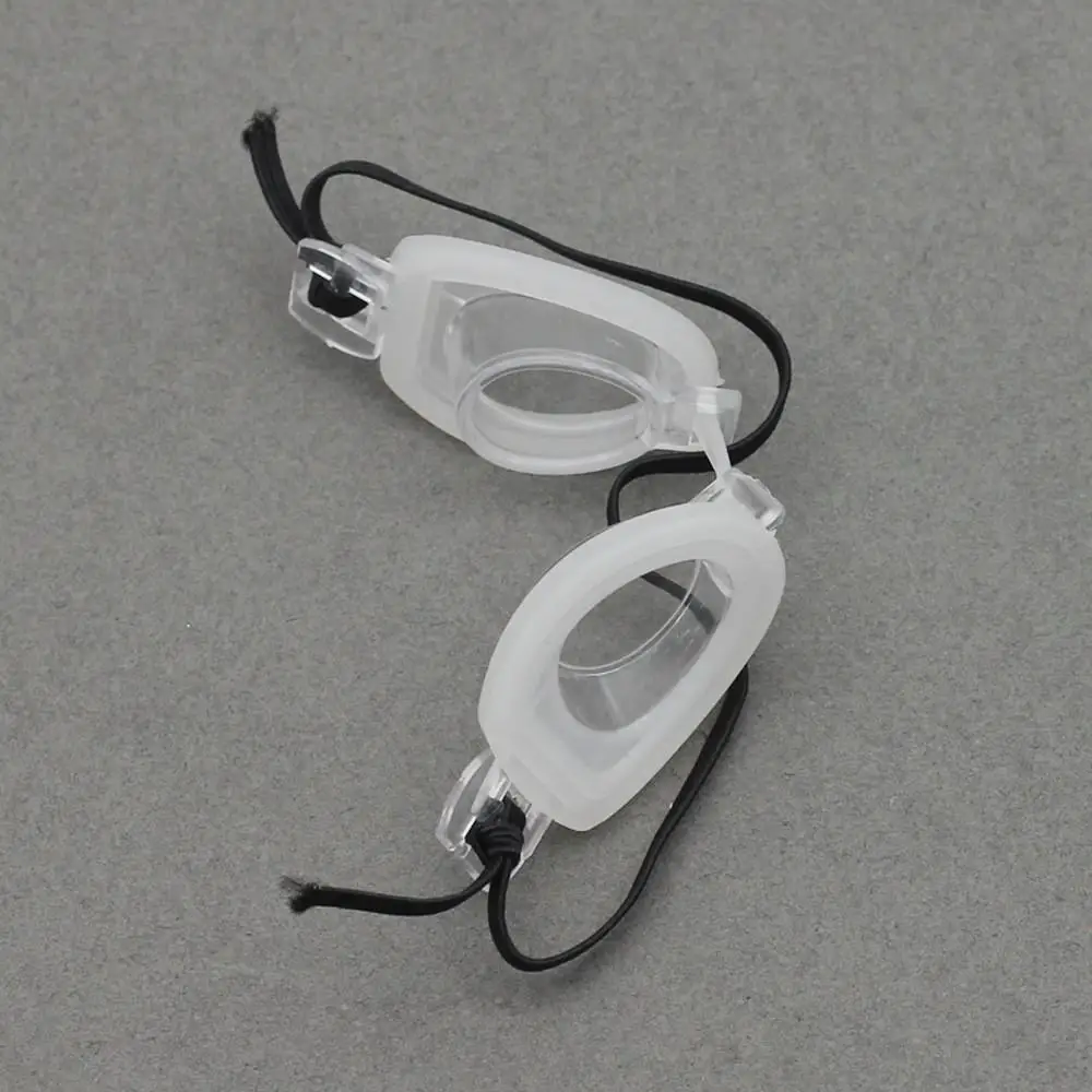 Gafas de natación con banda elástica para muñeca, gafas de natación para muñeca de 8 CM, espejo submarino de entretenimiento (solo gafas) para muñeca Labubu