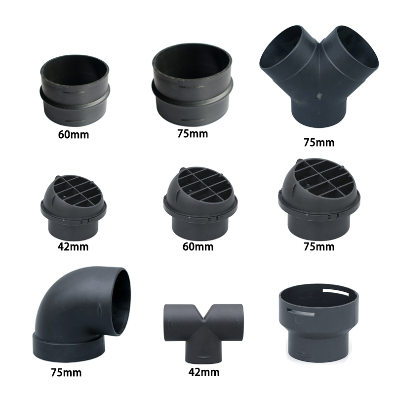 Air Vent Ducting Y T L Platte Stuk Elleboog Pijp Uitlaat Uitlaat Joiner Connector Voor Webasto Eberspaecher Diesel Standkachel