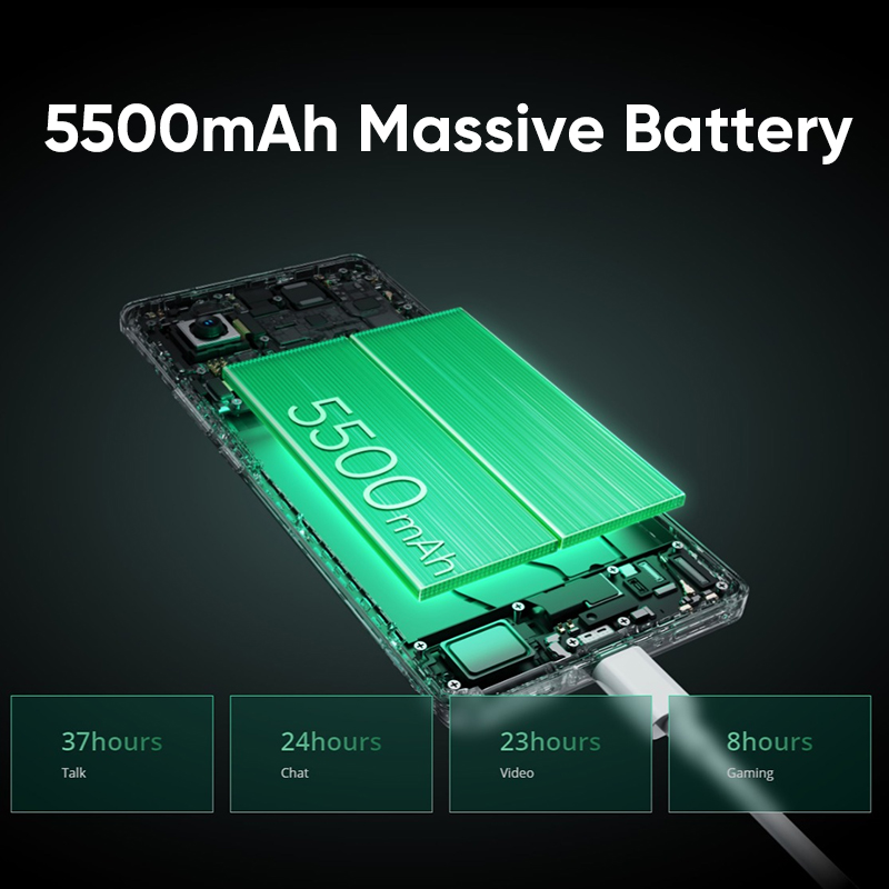 Global Version realme GT 6T 5G Smartphone 6000nit Hyper Display 120W SUPERVOOC Charge Snapdragon 7+ Gen 3 5500mAh Akku 50MP