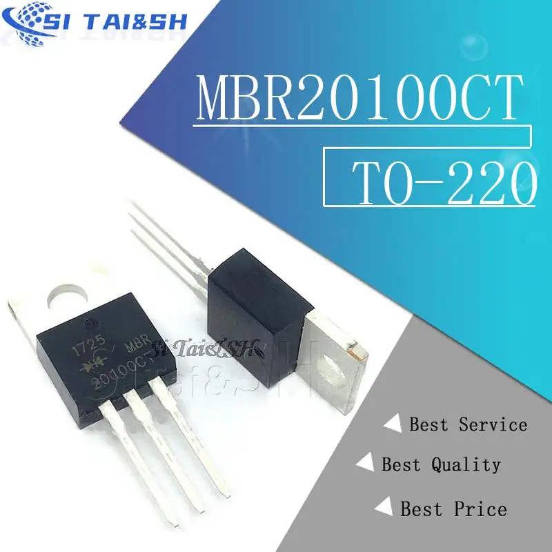10 Uds MBR20100CT MBR20100 20100CT sistema de datos