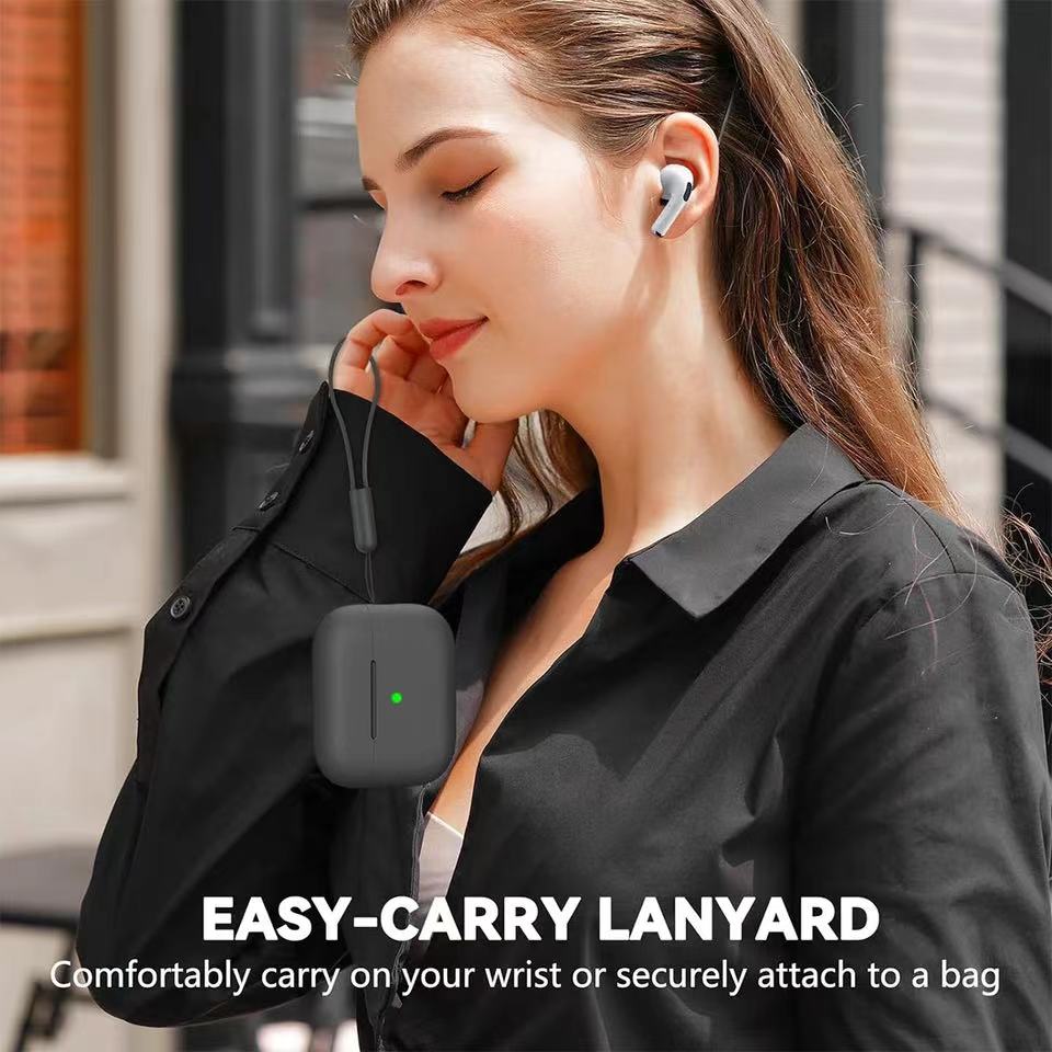 Funda AirPods Pro con Kit de limpieza Funda protectora de silicona suave para Apple AirPod Pro 2.a y 1.a generación Funda para mujeres y hombres