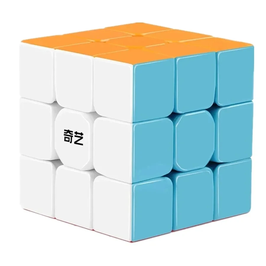 QiYi Speedcube Warrior S 3x3 Cubo Mágico Stickerless Profissional 3x3 Quebra-cabeça de Velocidade 3 × 3 Cubo Mágico Infantil para Jogos