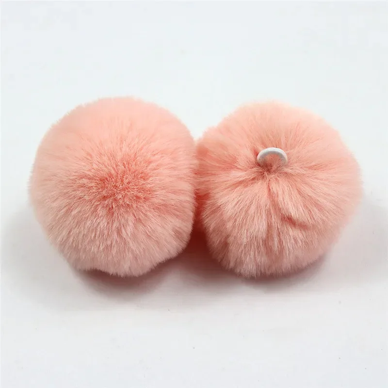 Pompom 6Cm 8Cm Lông Tơ Lông Bóng Mềm Pompon DIY Pompons Cho Móc Khóa May Trên Khăn Mũ Giày Trang Phục thủ Công Tiếp Liệu