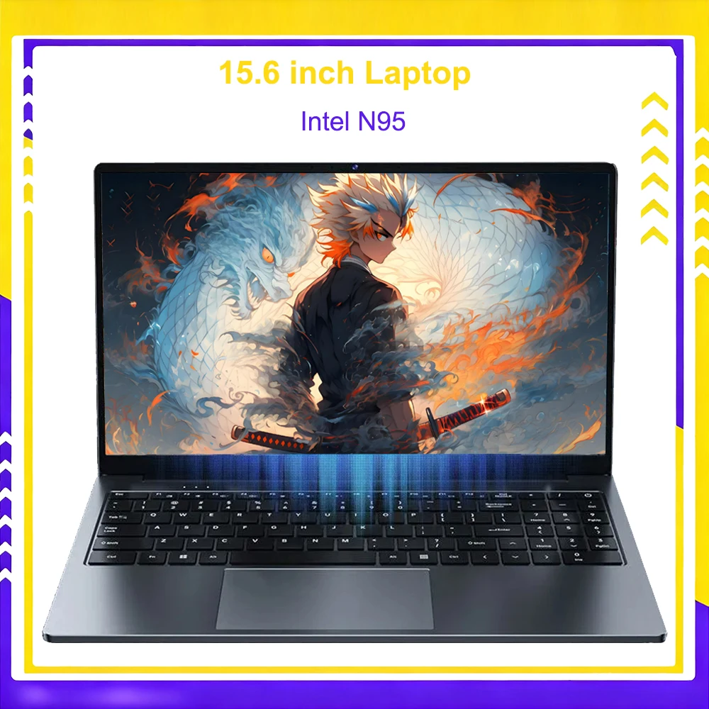 Computadora portátil Intel N95 de 15,6 pulgadas con GeForce MX 330 2G Notebook para juegos 32GB RAM 2TB SSD portátil para oficina y negocios Windows 11