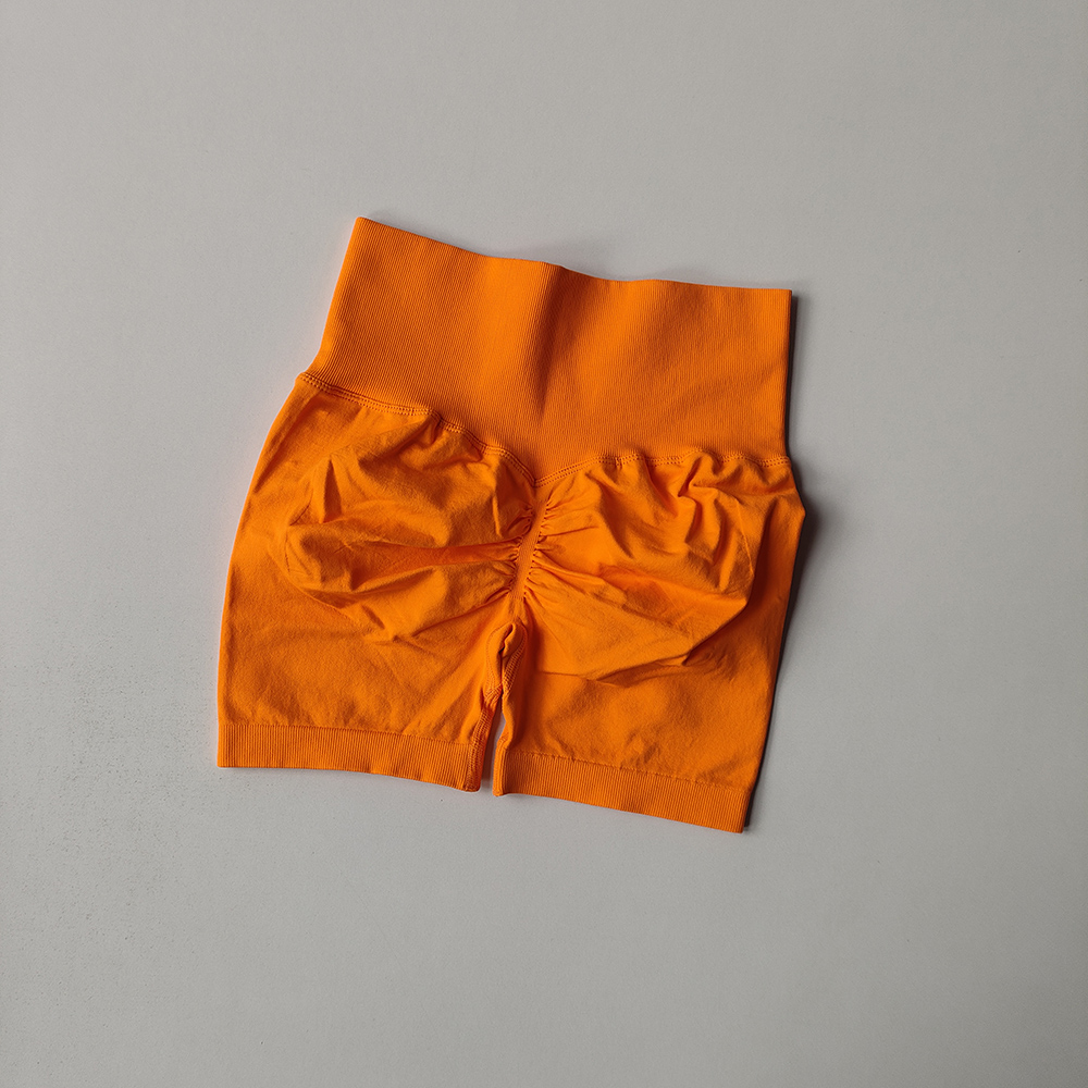 Verão de cintura alta shorts de yoga feminino respirável fitness butt lift esportes correndo shorts ciclismo push-up treino ginásio shorts