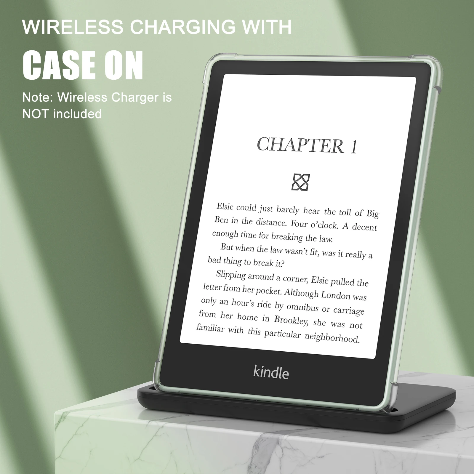 Funda trasera de silicona transparente, Funda protectora a prueba de golpes para Kindle Paperwhite 6/6,8, 11. a generación, versión 2021/2022