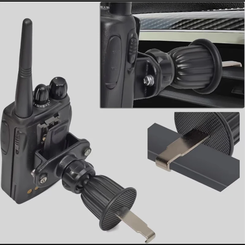 Walkie Talkie Car Frame Back Clamp Stand /Walkie Talkie Vehicle Mounts / Car Mount For Walkie Talkie
