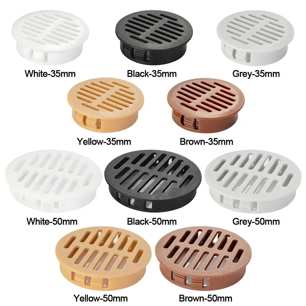 Plastic Breathable Mesh Heat Dissipation Multiple Sizes Rectangular Ventilation Grille Cabinet Wardrobe Air Vent Wardrobes