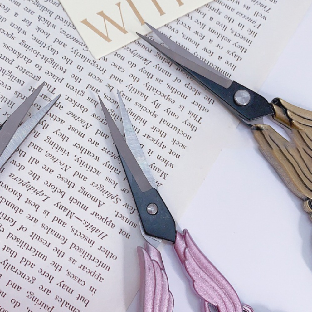Mr. Paper Vintage Orchid Shaped Scissors High Appearance Creative Multifunctional Daily Tailor Clips Art Supplies 3 Style