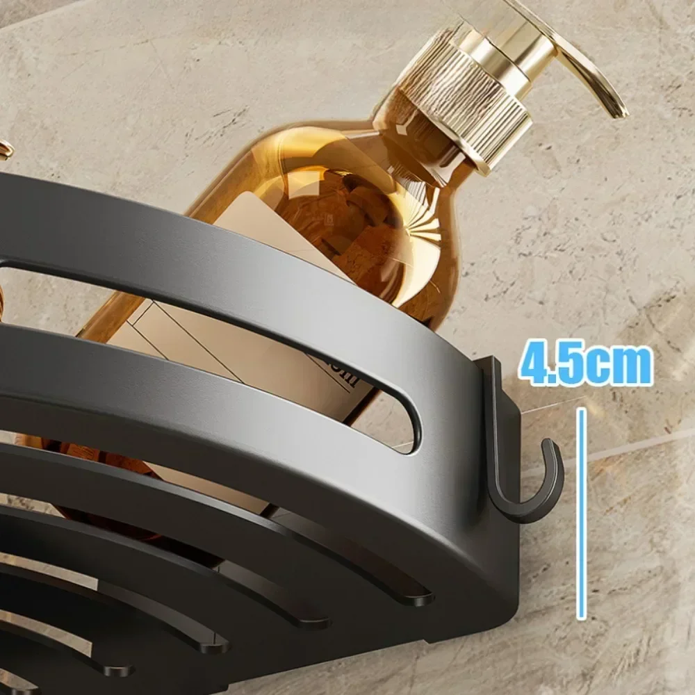 3/2/1pcs Badkamer Shampoo Houder Garenloos Douche Caddy Planken Opslag Geen Boor Plank Hoek Handdoekhouder Planken voor Badkamer