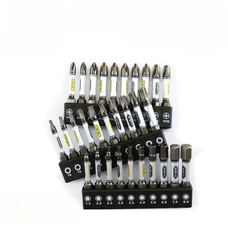 Atualizar 1/4 conjunto de bits chave de fenda impacto broca lote cabeça torx hexagonal cruz cabeça magnética à prova de violação bits chave de fenda