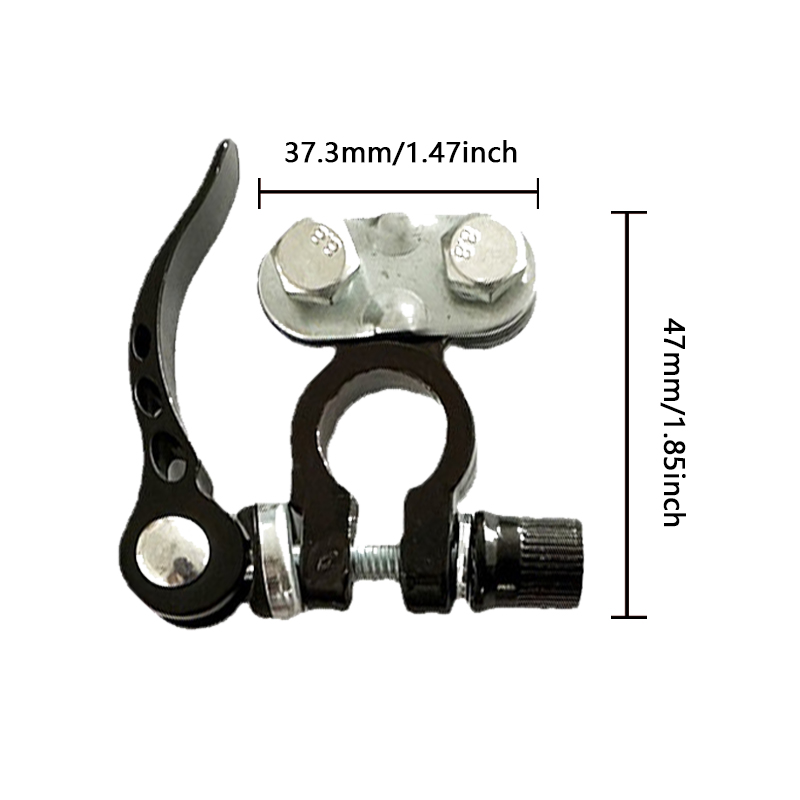 2 Stuks Aluminiumlegering 2 Stuks Batterij Terminal Hoge Kwaliteit Auto-onderdelen Batterij Top Joint Spot Tool Batterij Clip batterij Clip Tang