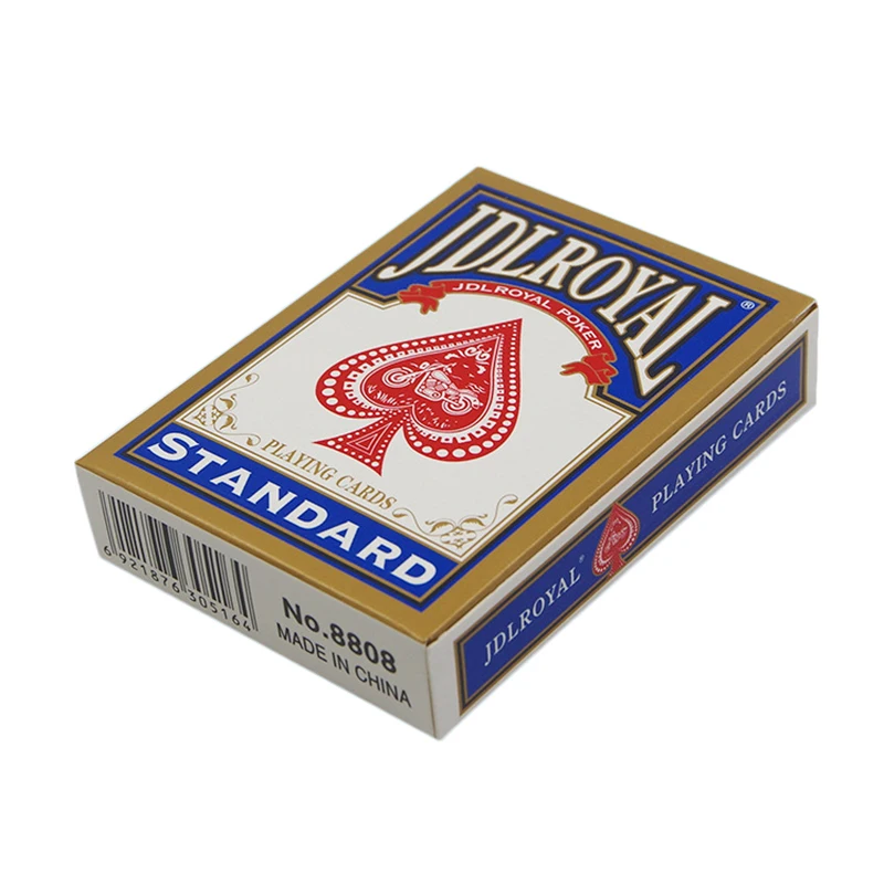 ใหม่ล่าสุด Jdlroyal โป๊กเกอร์สีแดง/สีฟ้าปกติเล่นไพ่มาตรฐานปิดผนึก Decks Magic Tricks โป๊กเกอร์เล่นไพ่ Magice Tricks GYH
