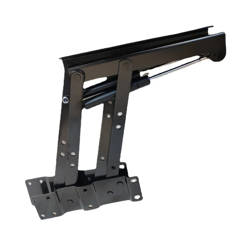 2Pcs Heavy Duty Steel Practical Lift Up Coffee Table Mechanism Hardware Top Lifting Frame Furniture Desk Folding Hydraulic Hinge