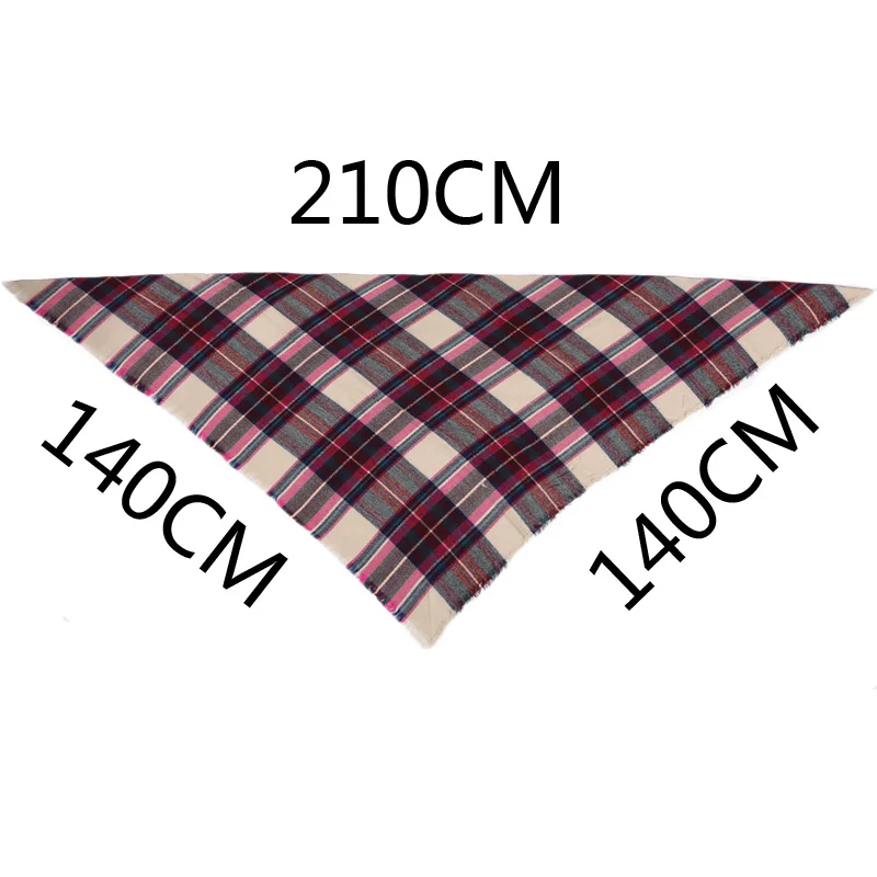 Bufanda de diseñador para Mujer, Bufandas a cuadros de lujo, chales de marca de Cachemira tejida, Bufandas de Invierno para Mujer, pañuelo de moda 2024